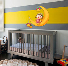 Load image into Gallery viewer, Nursery Girl Decal, Nursery Girl Sticker, Nursery Girl Wall Decor, Nursery Girl Wall Art