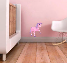 Load image into Gallery viewer, Baby Unicorn Sticker, Unicorn Nursery Decal, Unicorn Nursery Sticker, Unicorn Nursery Wall Decor
