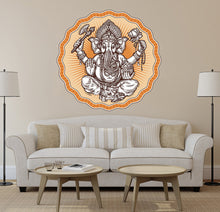 Load image into Gallery viewer, Ganesha Decal, Ganesha Sticker, Ganesha Wall Decal