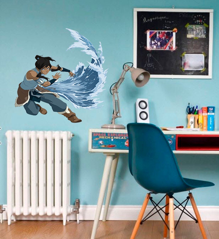 Aqua Power Anime Decal, Aqua Power Anime Sticker, Aqua Power Anime Wall Decor