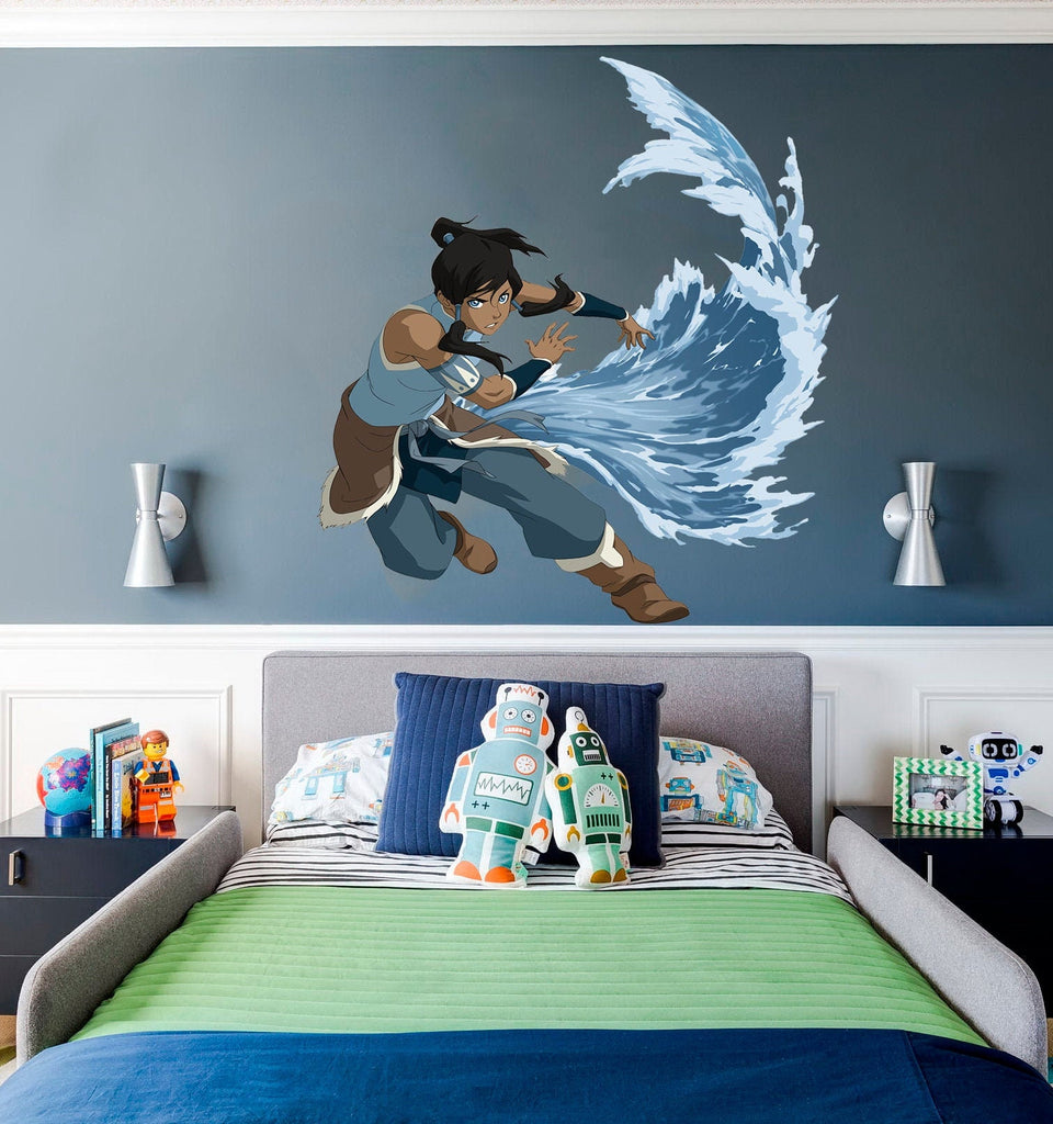 Aqua Power Anime Decal, Aqua Power Anime Sticker, Aqua Power Anime Wall Decor