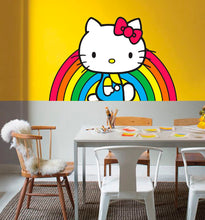 Load image into Gallery viewer, Rainbow Kitty Decal, Rainbow Kitty Sticker, Rainbow Kitty Wall Decor