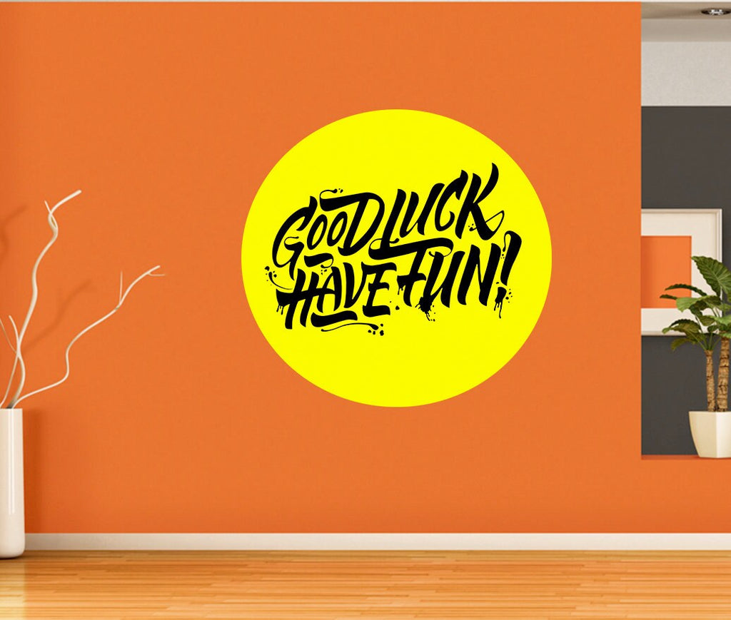 Good Luck Decal, Good Luck Sticker, Good Luck Wall Decor