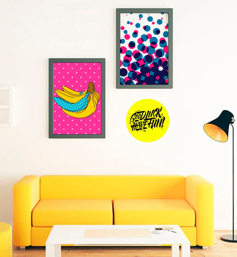 Good Luck Decal, Good Luck Sticker, Good Luck Wall Decor