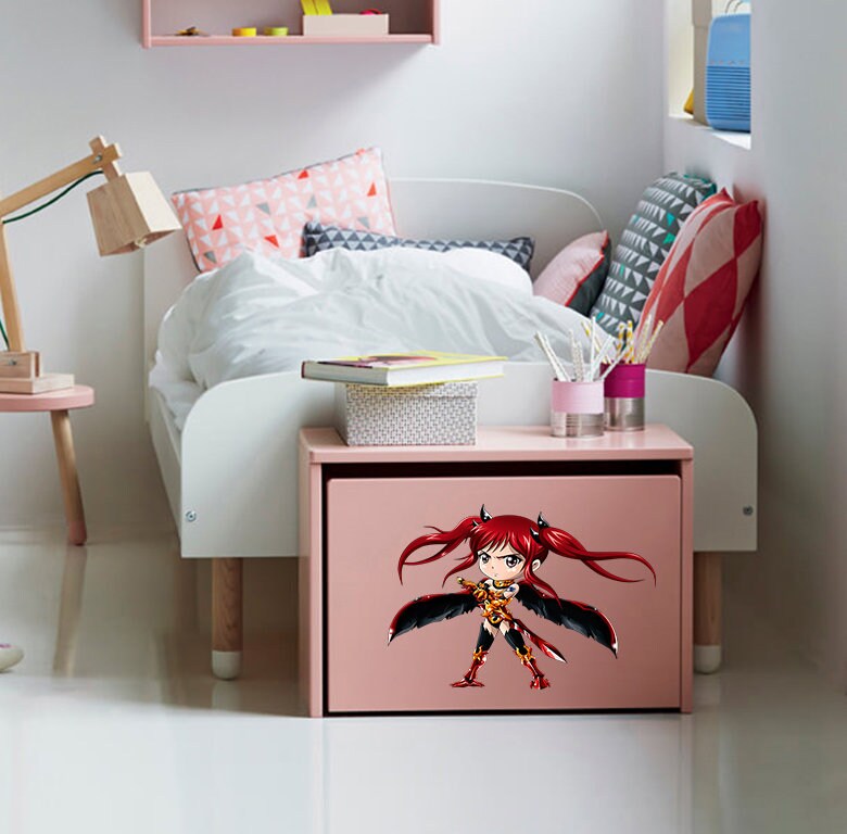 Baby Anime Decal, Baby Anime Sticker, Baby Anime Nursery Decor