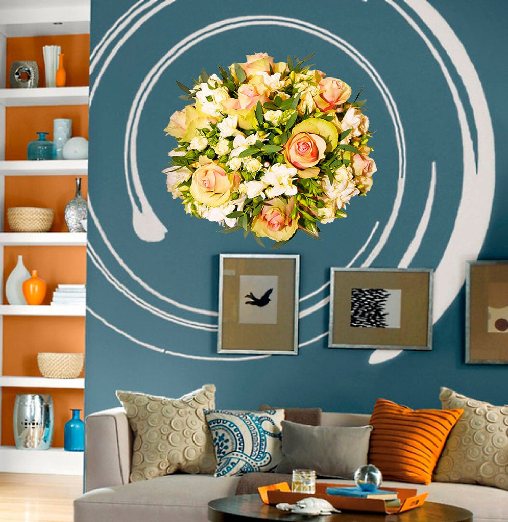 Bouquet of roses Wall Decal, Bouquet of roses Wall sticker, Bouquet of roses wall decor
