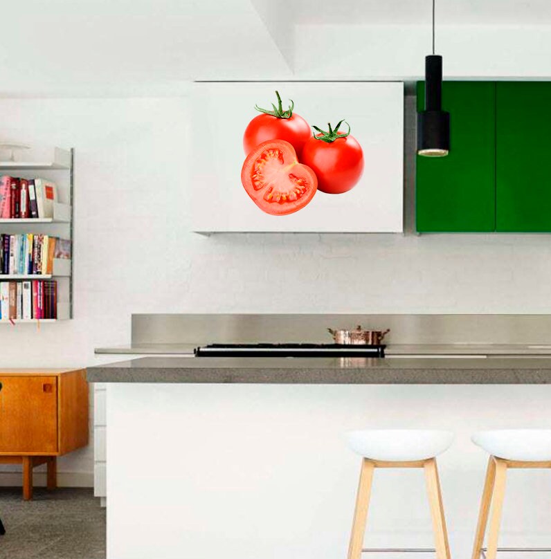 Tomatoes Decal, Tomatoes Sticker, Tomatoes Kitchen Decor, Tomatoes Restaurant Decor