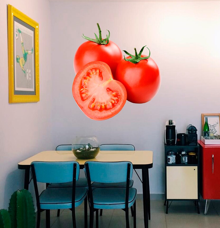 Tomatoes Decal, Tomatoes Sticker, Tomatoes Kitchen Decor, Tomatoes Restaurant Decor