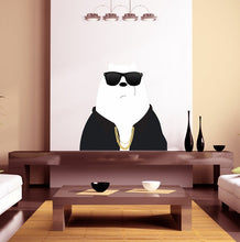 Load image into Gallery viewer, Cool Bear Wall Decal, Cool Bear Wall sticker, Cool Bear wall decor