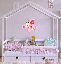 Load image into Gallery viewer, Cartoon Butterfly sticker, decal, Butterfly for nursery room