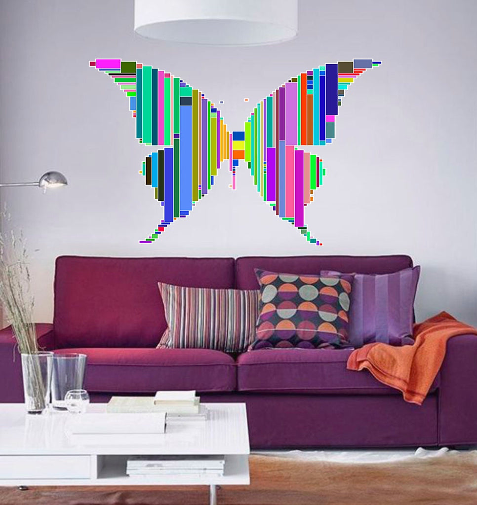 Digital Butterfly Decal, Digital Butterfly Sticker, Digital Butterfly Wall Decor