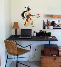 Load image into Gallery viewer, Chief Decal, Chief Sticker, Chief Inspirational Decor, Native Indian Decal