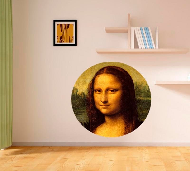 Mona Lisa Decal, Mona Lisa Sticker, Mona Lisa Wall Decor, Mona Lisa Painting