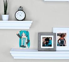 Load image into Gallery viewer, Schoolgirl Anime Decal, Schoolgirl Anime Sticker, Schoolgirl Anime Wall Decor