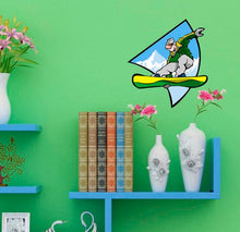 Load image into Gallery viewer, Snowboarding Theme Room Decor, Snowboarding Sticker, Snowboarding Decal