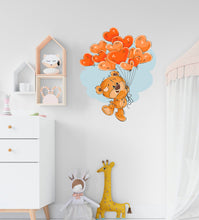 Load image into Gallery viewer, Teddy Bear Nursery Sticker, Teddy Bear Nursery Decal, Teddy Bear Nursery Wall Decor