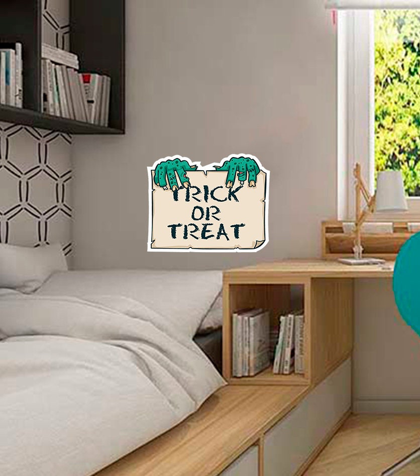 Trick Or Treat Wall Decal, Trick Or Treat Wall sticker, Trick Or Treat wall decor