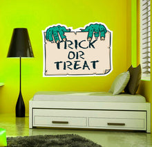 Load image into Gallery viewer, Trick Or Treat Wall Decal, Trick Or Treat Wall sticker, Trick Or Treat wall decor