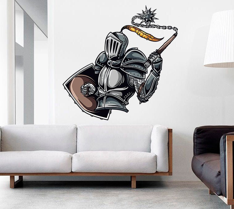 Knight Wall Decal, Knight Wall sticker, Knight wall decor
