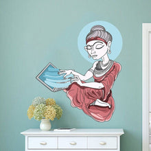 Load image into Gallery viewer, Meditation decal, Meditation Sticker, Meditation Wall Art