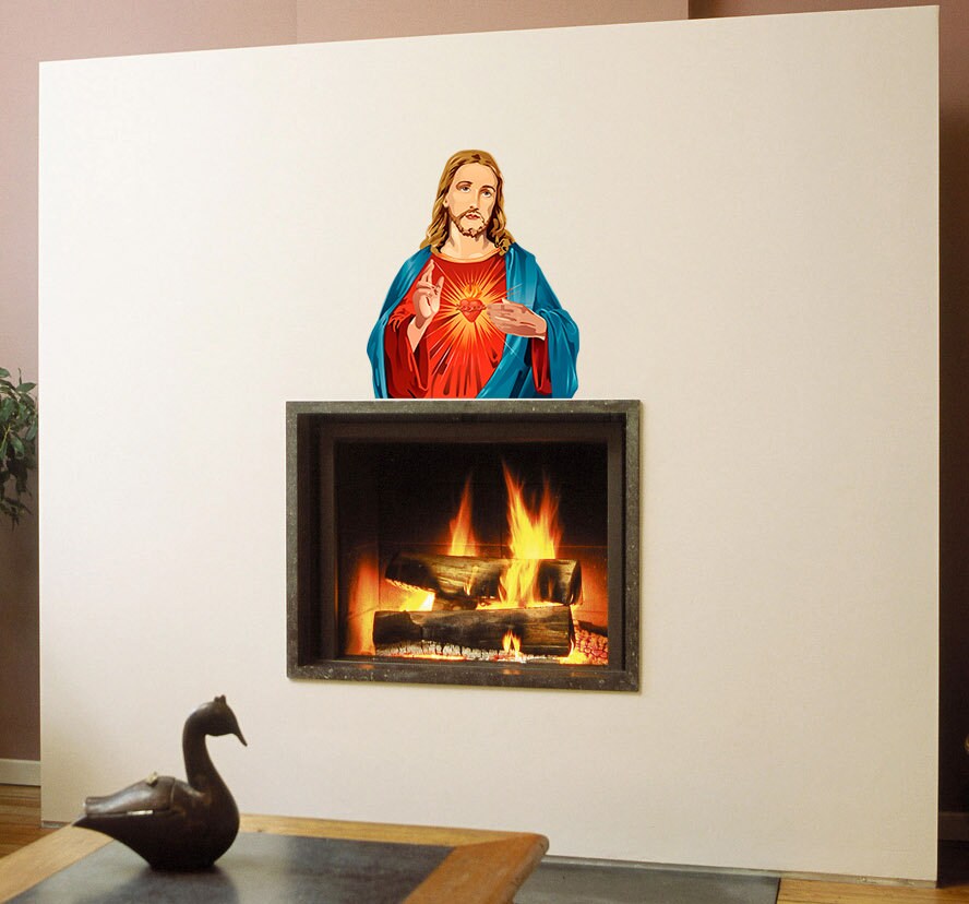 Jesus Decal, Jesus Sticker, Jesus Wall Decor, Jesus Christ Decor, Church Decor