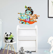 Load image into Gallery viewer, Goddess Ganesha Deer Wall Decal, Goddess Ganesha Deer Wall sticker, Goddess Ganesha Deer wall decor