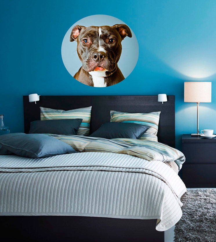 Pitbull Wall Decal, Pitbull Wall sticker, Pitbull wall decor