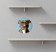 Load image into Gallery viewer, Pitbull Wall Decal, Pitbull Wall sticker, Pitbull wall decor
