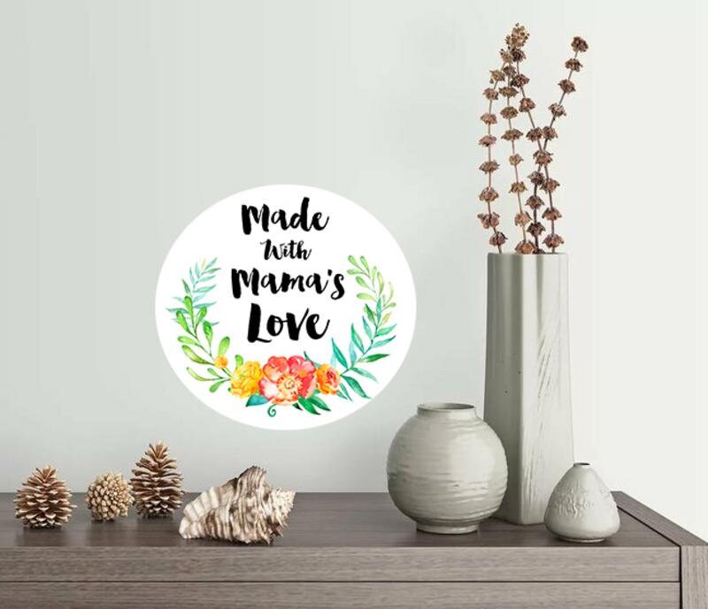 Made with Mama's Love Decal, Mama's love sticker