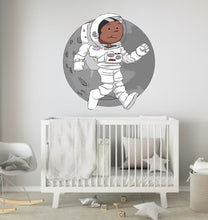Load image into Gallery viewer, Astronaut Boys Room Decor, Astronaut Sticker, Astronaut decal