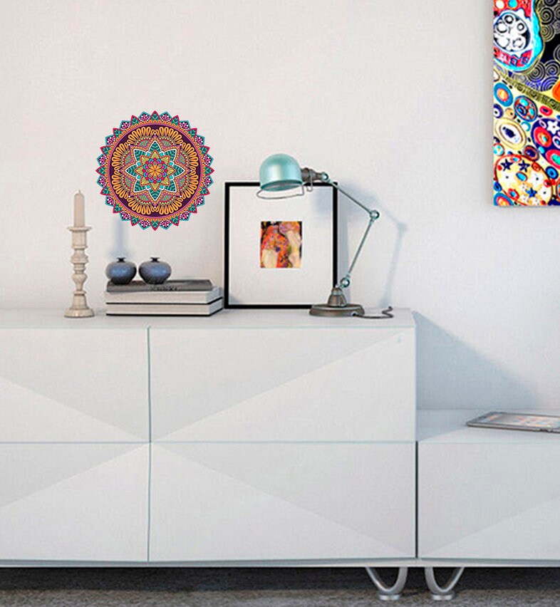 Mandala Boho Style Decal, Mandala Boho Style Sticker, Mandala Boho Style Wall Decor