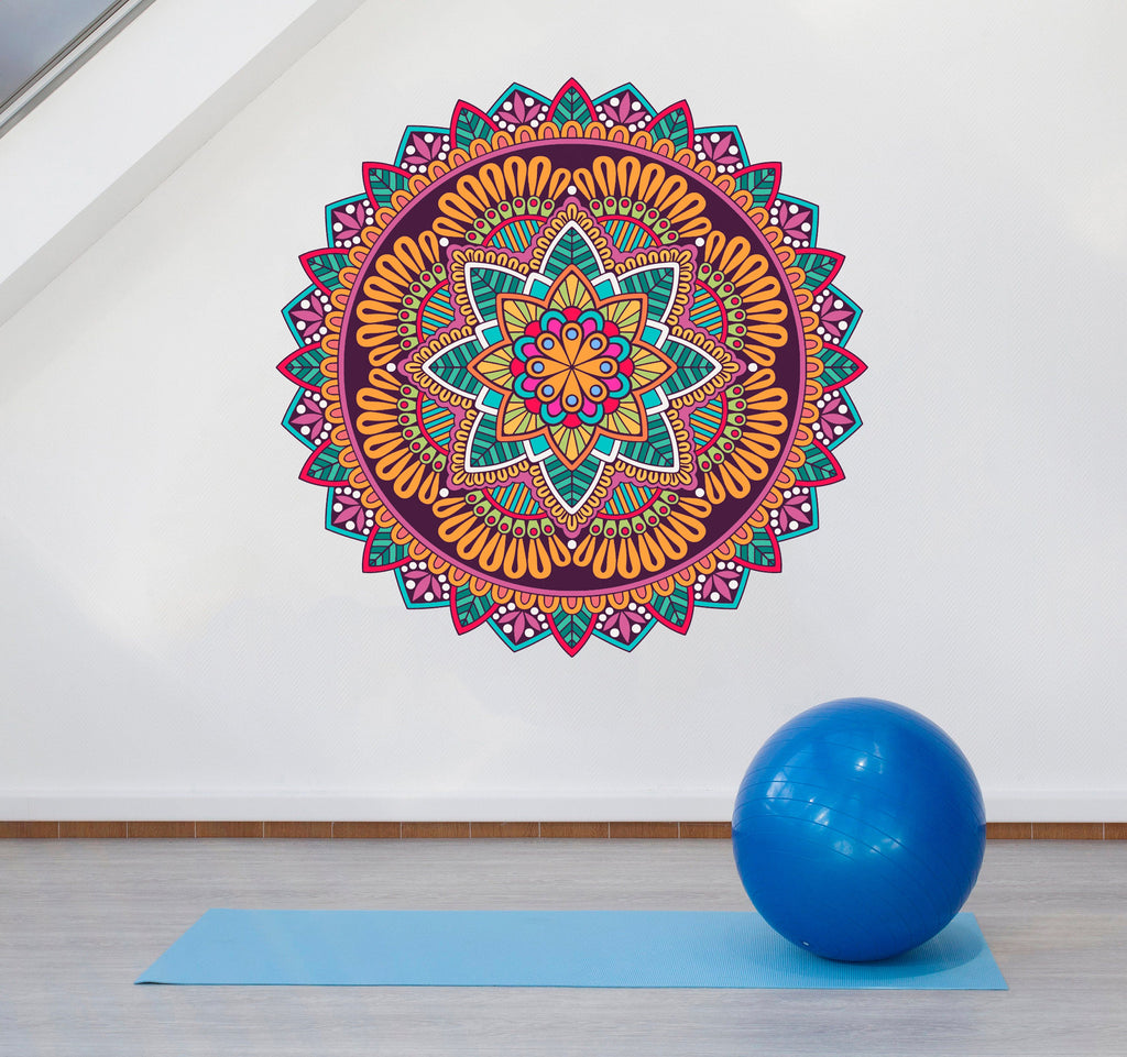 Mandala Boho Style Decal, Mandala Boho Style Sticker, Mandala Boho Style Wall Decor