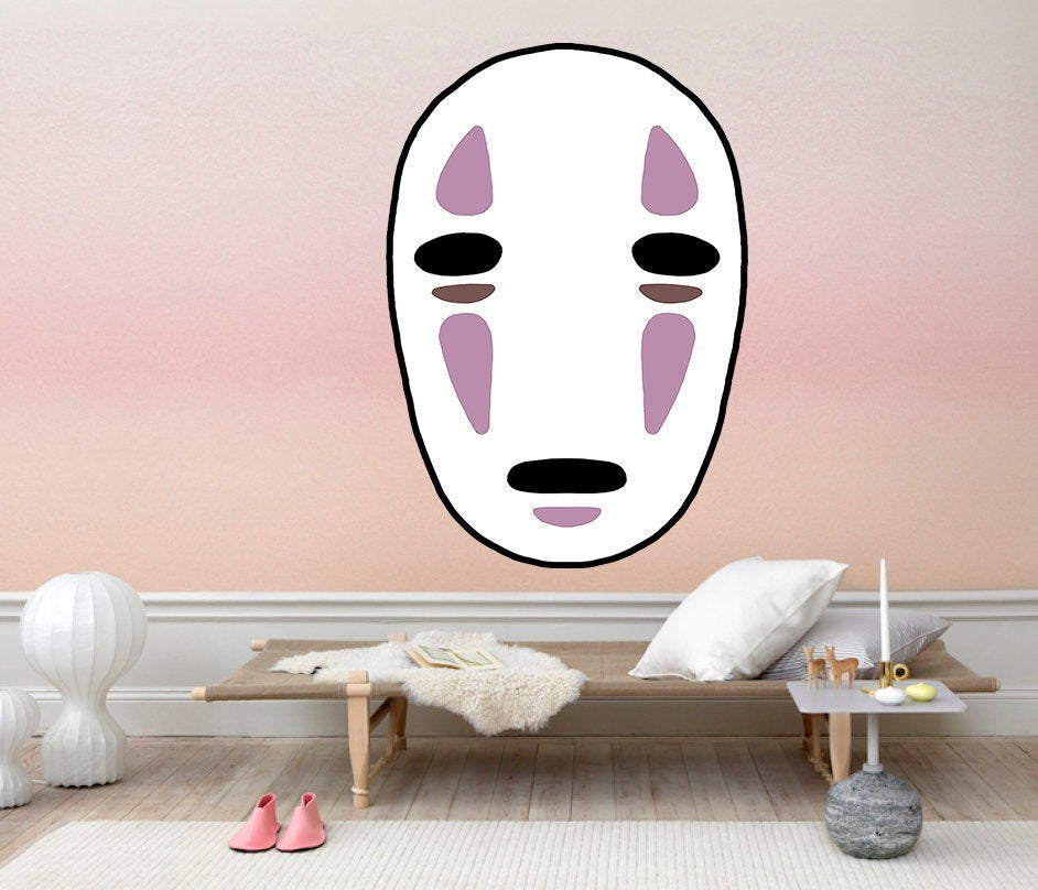 Kabuki Mask Decal, Kabuki Mask Sticker, Kabuki Mask Decor
