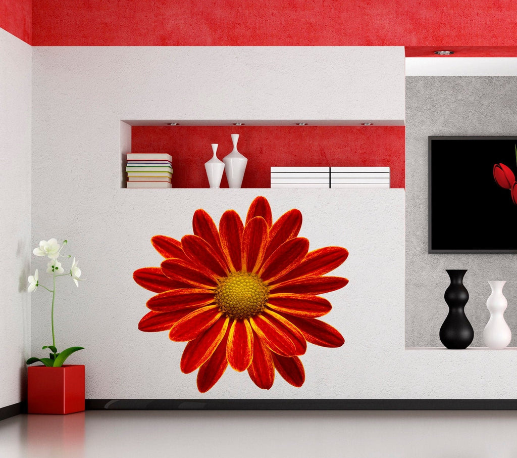 Chrysanthemum Wall Decal, Chrysanthemum Wall sticker, Chrysanthemum wall decor