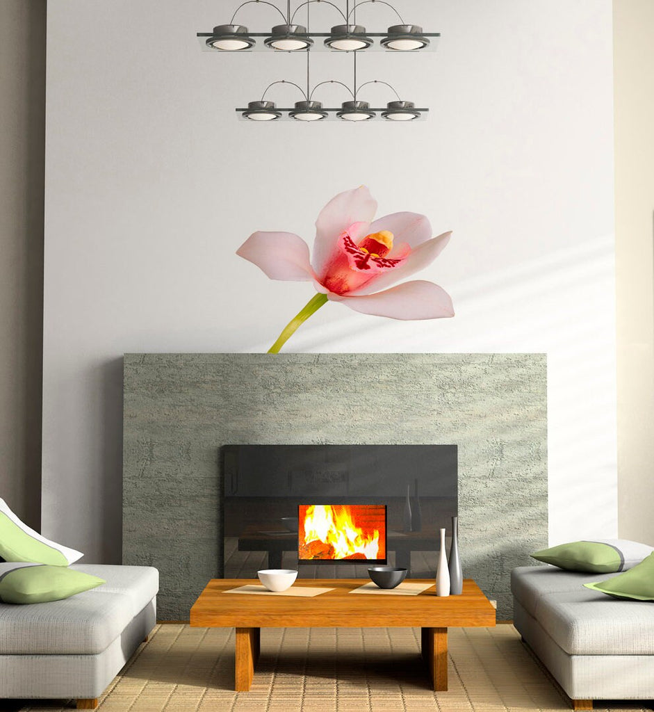 Orchid Decal, Orchid Wall Sticker, Orchid Wall Decor
