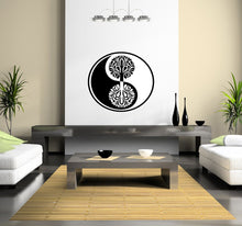 Load image into Gallery viewer, Yin Yang Tree Wall Decal, Yin Yang Tree Wall sticker, Yin Yang Tree wall decor