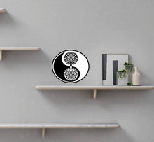 Load image into Gallery viewer, Yin Yang Tree Wall Decal, Yin Yang Tree Wall sticker, Yin Yang Tree wall decor
