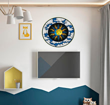 Load image into Gallery viewer, Sun and Moon Boho Decal, Sun and Moon Boho Sticker, Sun and Moon Boho Wall Decor