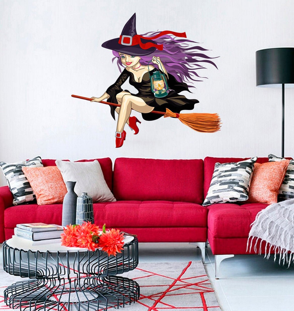 Sexy Witch Sticker, Sexy Witch Decal, Sexy Witch Decor