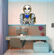 Load image into Gallery viewer, Skeleton Heart Wall Decal, Skeleton Heart Wall sticker, Skeleton Heart wall decor
