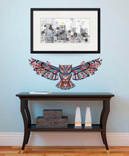 Load image into Gallery viewer, Owl Boho Style Decal, Owl Boho Style Sticker, Owl Boho Decor