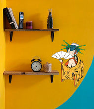 Load image into Gallery viewer, Geisha Wall Decal, Geisha Wall sticker, Geisha wall decor