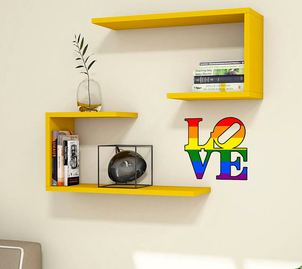LGBT Love Decal, Love Sticker, LGBT Love Wall Decor, LGBT Love Art