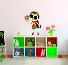 Load image into Gallery viewer, Zombie Girl Wall Decal, Zombie Girl Wall sticker, Zombie Girl wall decor