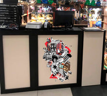 Load image into Gallery viewer, London Collage Decal, London Collage Sticker, London Decor, UK Decor