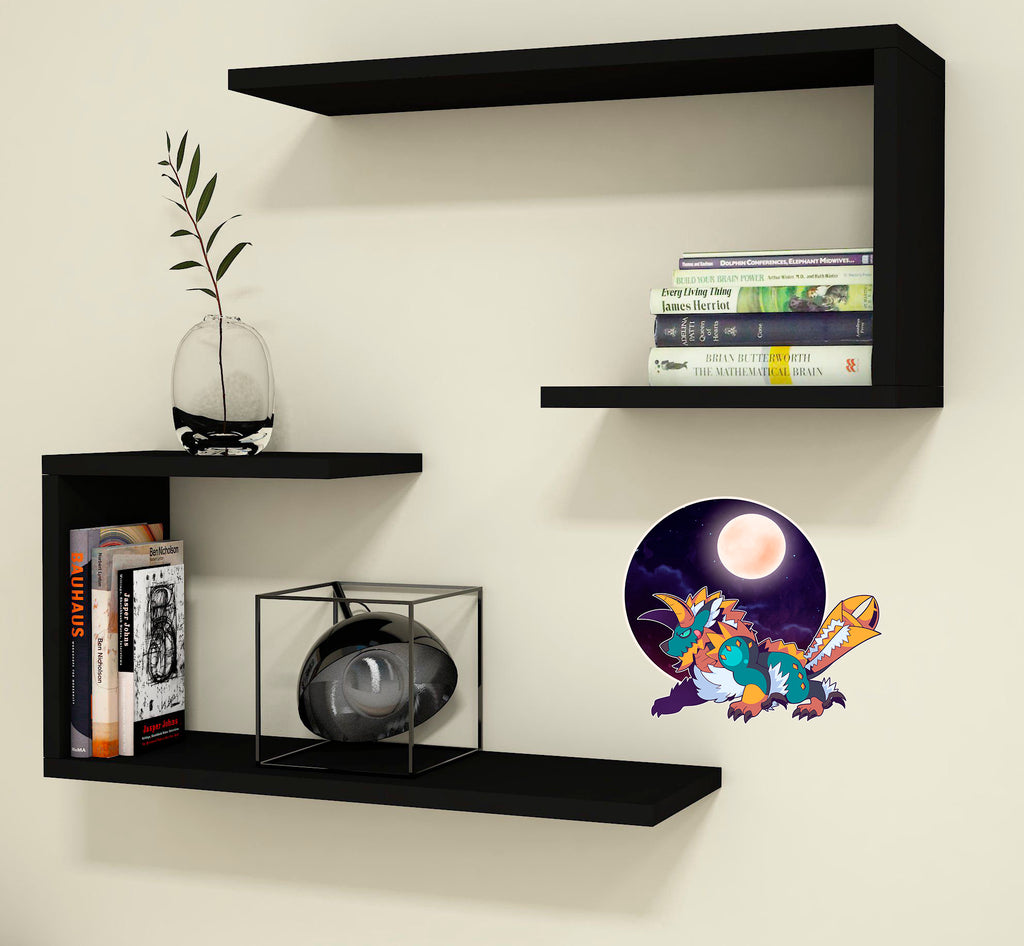 Anime Dragon Decal, Anime Dragon Sticker, Anime Dragon Wall Decor, Anime Gift