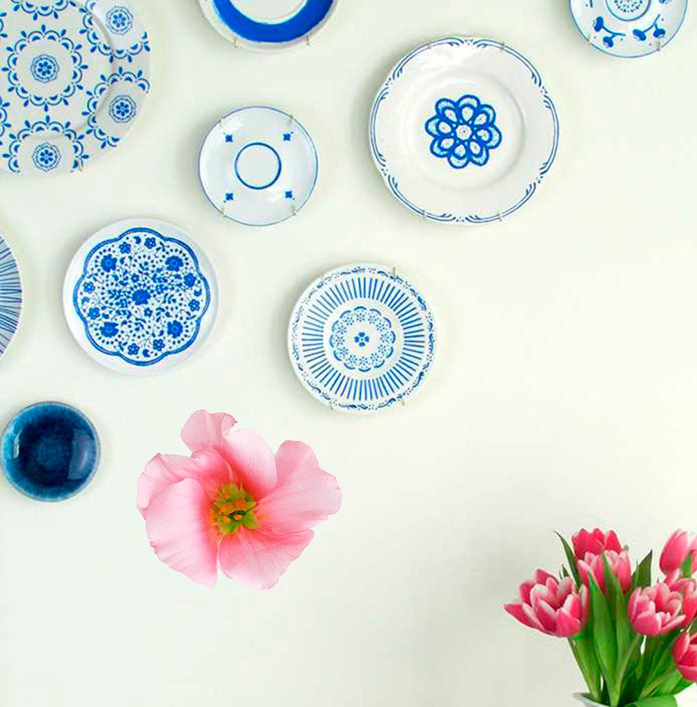Living Room Flower Decal, Living Room Flower Sticker, Living Room Flower Decor