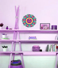 Load image into Gallery viewer, Happy Diwali Mandala Wall Decal, Happy Diwali Mandala Wall sticker, Happy Diwali Mandala wall decor