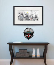 Load image into Gallery viewer, Skull Wall Decal, Skull Sticker, Skull Decor, Skull Wall Art