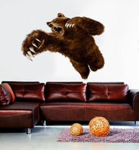 Load image into Gallery viewer, Grizzly bear Wall Decal, Grizzly bear Wall sticker, Grizzly bear wall decor